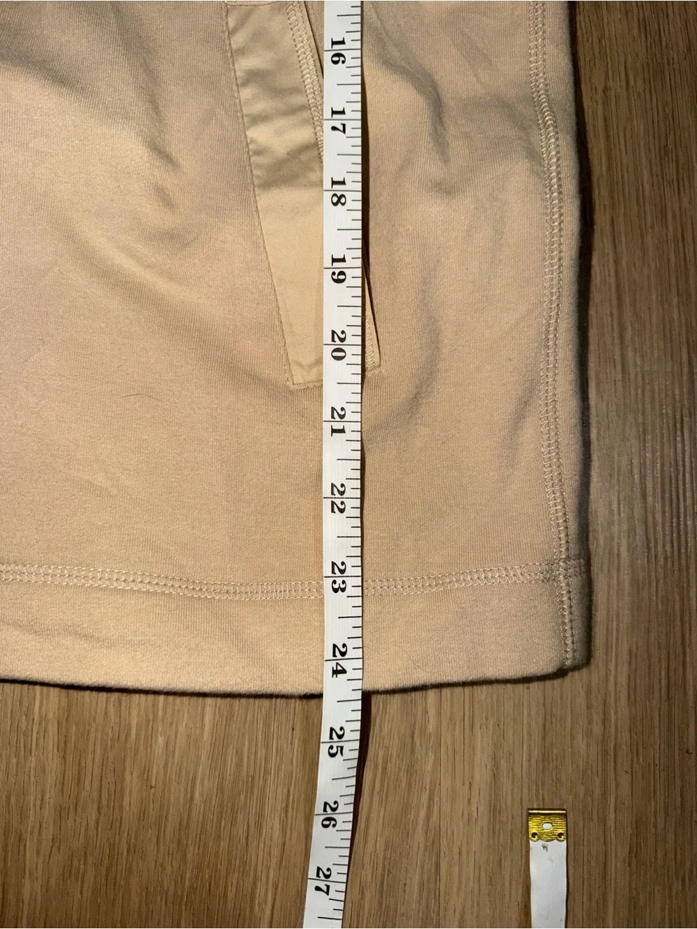 Lord & Taylor Light Beige Hooded Zip Jacket